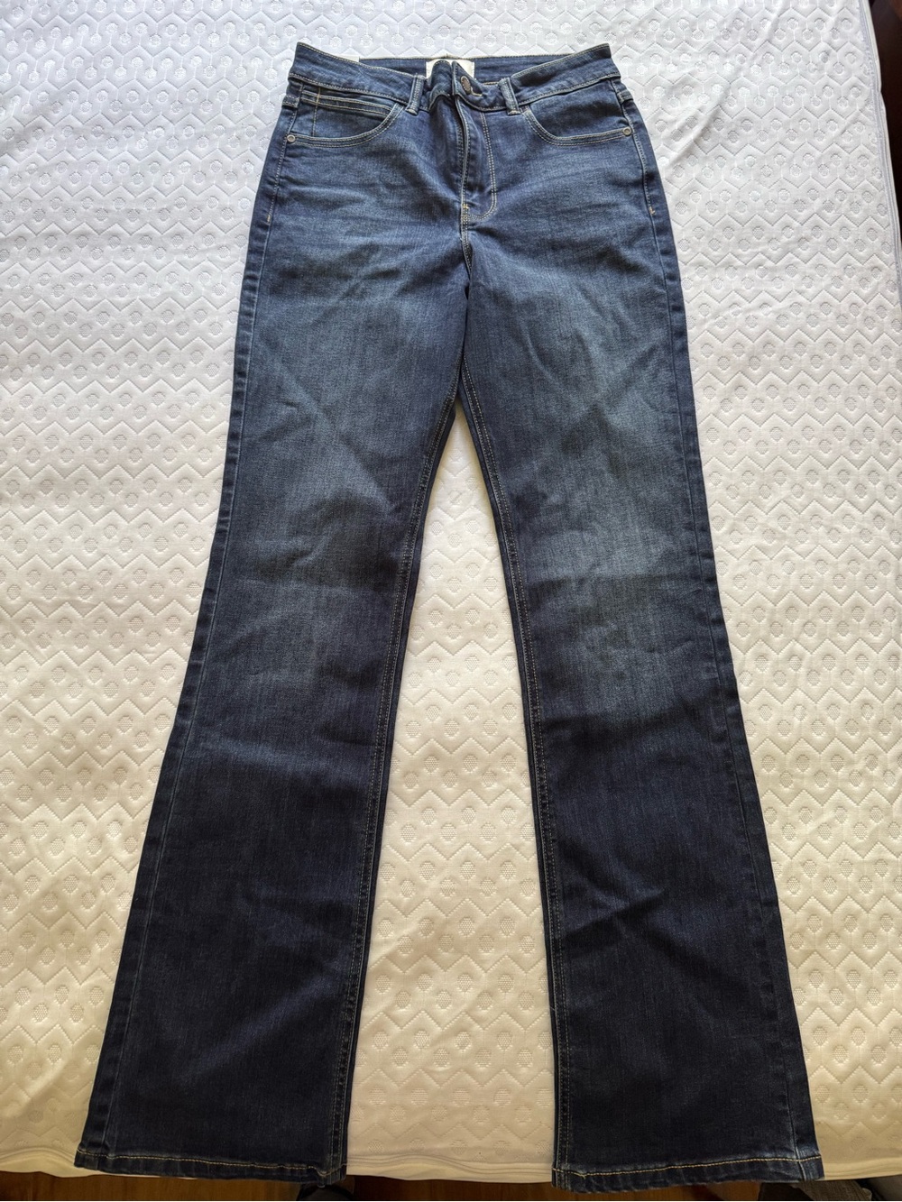 Wrangler Women's Dark Blue Bootcut Jeans Size 4